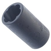Головка торцева 6-гранна ударна для пошкоджених гайок JTC 3/8" 12мм (1321-12 JTC)