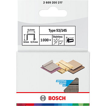 Скобы для степлера Bosch тип 53 12 мм 1000 шт (2609200217)