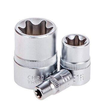 Набор головок Torx Alloid 1/4", 3/8", 1/2" 14 шт. (НГЕ-424K)
