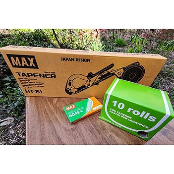Степлер садовый для подвязки растений MAX HT-B1 + лента 10 шт. + скобы 4800 шт. (Max_B1-KIT1)