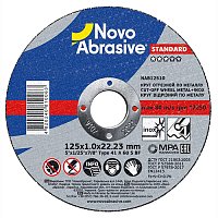 Круг відрізний по металу NOVOABRASIVE Standard 125x1,0x22,23 мм (NAB12510)