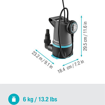 Насос дренажный Gardena 20000 Basic 2-в-1 (09018-47.000.00)
