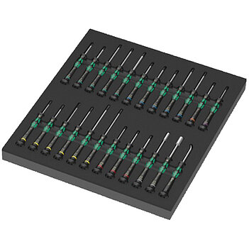 Набір інструментів в ложементі WERA 9715 Kraftform Micro Set 1 24 шт. (05150106001)