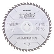 Диск пиляльний по алюмінію Metabo 165x20x1,2 мм (628276000)