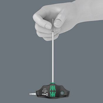 Ключ Torx Г-подібний WERA 467 HF TX20 з фіксувальною функцією (05023373001)