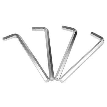 Набор ключей Hex Г-образных MASTERTOOL 4шт 17мм (75-0017)