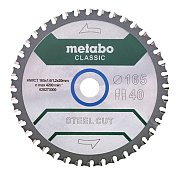 Диск пиляльний по металу Metabo 190x30,0x2,0 мм (628684000)