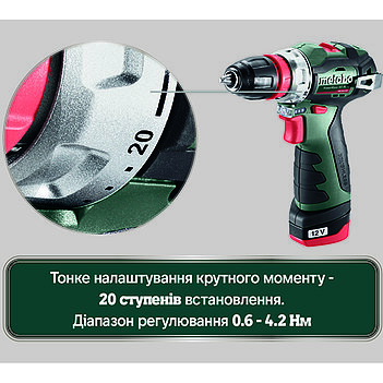 Аккумуляторная дрель-шуруповерт Metabo PowerMaxx BS BL Q (601749500)