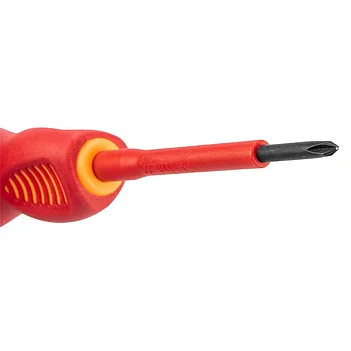 Отвертка крестовая диэлектрическая Neo Tools S2 PH1 x 80 мм 1000V (04-072)