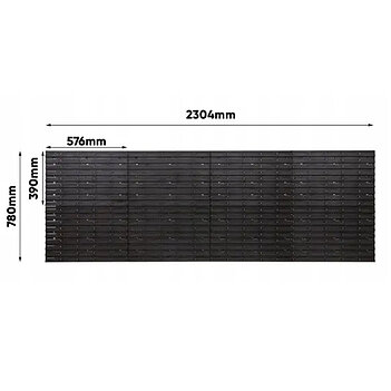 Панель для інструментів Kistenberg 230х78см + 46 контейнерів Варіант №23 (1387133523)