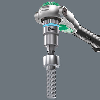 Головка торцева з бітою Torx WERA Zyklop 8767 A HF Cr-V 1/4" TX25 з фіксувальною функцією (05003365001)