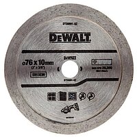 Диск алмазний суцільний DeWalt 76х10х1,0 мм (DT20591)