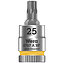 Головка торцевая с битой Torx WERA Zyklop 8767 A HF Cr-V 1/4" TX25 с фиксирующей функцией (05003365001)