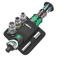 Набор инструмента WERA 8009 Zyklop Pocket Set 2 3/8", 1/4" 17 ед. (05004281001)