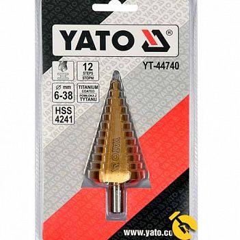 Свердло по металу Yato 6-38 мм 1 шт (YT-44740)