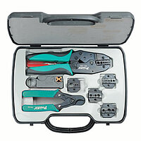 Клещи обжимные в наборе Pro'sKit + кримпер + сменные матрицы (6PK-330K)
