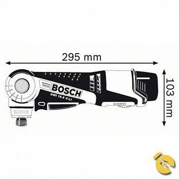 Аккумуляторный угловой шуруповерт Bosch GWI 10,8 V-LI (0601360U06)