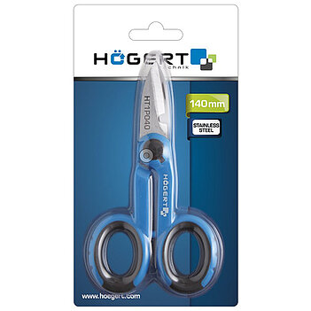 Ножницы электрика Hoegert 140мм (HT1P040)