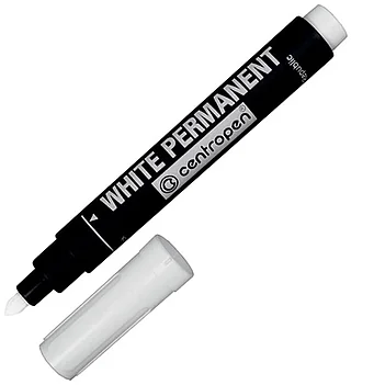 Маркер столярный Centropen 8586 белый (058834)