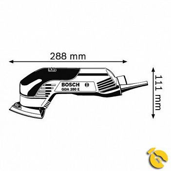 Шлифмашина дельтовидная BOSCH GDA 280 E (0601294708)