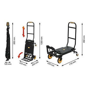 Тележка транспортировочная VOREL 130 кг (78663)