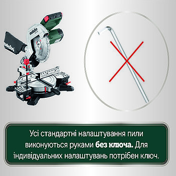 Пила торцовочная Metabo KS 216 M (610216000)