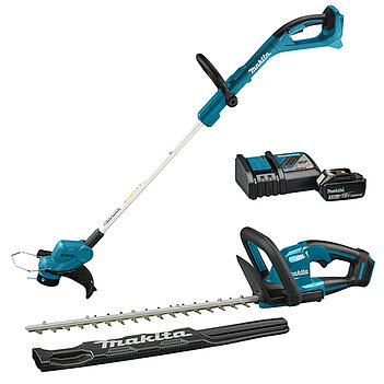 Кусторез аккумуляторный Makita + триммер аккумуляторный (SET-DUH506RF-0725)