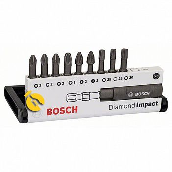 Набор бит Bosch 1/4" 10ед. (2608522064)