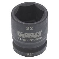 Головка торцева 6-гранна ударна DeWalt Impact 1/2" 22 мм (DT7540)