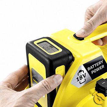 Пылесос аккумуляторный Karcher WD 1 Compact Battery + органайзер (9.611-309.0)