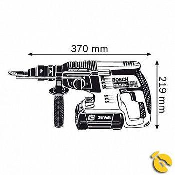 Перфоратор аккумуляторный Bosch GBH 36 VF-Li Professional (0611901R0B)