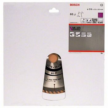 Диск пильный универсальный Bosch Multi Material 216 х 30 мм (2608640446)