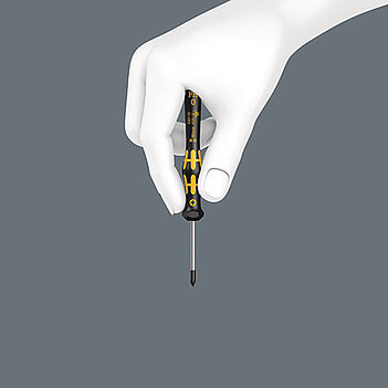 Викрутка Microstix WERA Kraftform Micro 1572 ESD 00 х 40 мм прецизійна з антистатичним покриттям (05030081001)