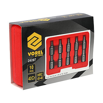 Набор экстракторов VOREL 10 ед. (24007)