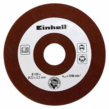 Диск заточувальний для ланцюга Einhell 108x3.2x23 мм (4500076)