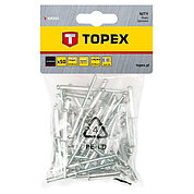 Заклепки алюмінієві TOPEX 4,8х10,0 мм 50 шт. (43E502)