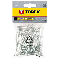Заклепки алюминиевые TOPEX 4,8х10,0 мм 50 шт. (43E502)