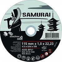 Круг отрезной по металлу VIROK SAMURAY 115х1,0х22,23 мм (60V115)