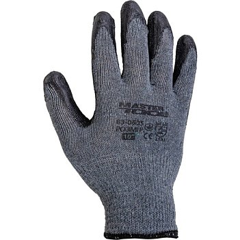 Перчатки MASTERTOOL CRINKLE LATEX COTTON XL / р. 10,5 (83-0605)