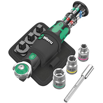 Набор инструмента WERA 8009 Zyklop Pocket Set 2 3/8", 1/4" 17 ед. (05004281001)