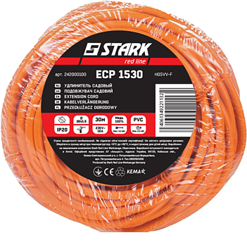 Подовжувач мережевий Stark ECP-1530 30м 2х1.5 (242000100)