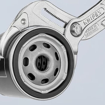 Кліщі переставні KNIPEX Cr-V 250 мм з кнопковим фіксатором (81 03 250)