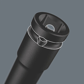 Набор головок 6-гранных ударных удлиненных WERA 8790 C Impaktor Deep Set 1 1/2" 11 шт. (05004841001)