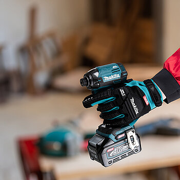 Перчатки Makita Impact-Rated M размер L / р.9 противоударные (P-84470)
