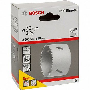 Коронка по металлу и дереву Bosch HSS-Bimetal 73мм (2608584145)