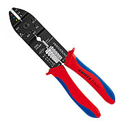 Клещи для снятия изоляции и обжима клемм KNIPEX 230 мм (97 21 215)