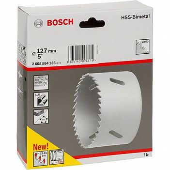 Коронка по металлу и дереву Bosch HSS-Bimetal 127мм (2608584136)