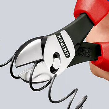 Бокорезы KNIPEX TwinForce Cr-V 180 мм особой мощности (73 72 180 F)