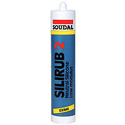 Герметик силиконовый универсальный SOUDAL Silirub 2 300мл коричневый (174609)
