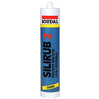 Герметик силіконовий універсальний SOUDAL Silirub 2 300мл коричневий (174609)